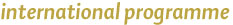 international program