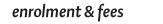 Enrolment and Fees